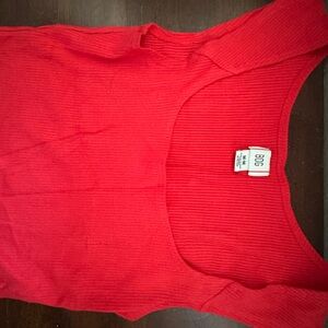 BDG Women's Vibrant Red Tank Top